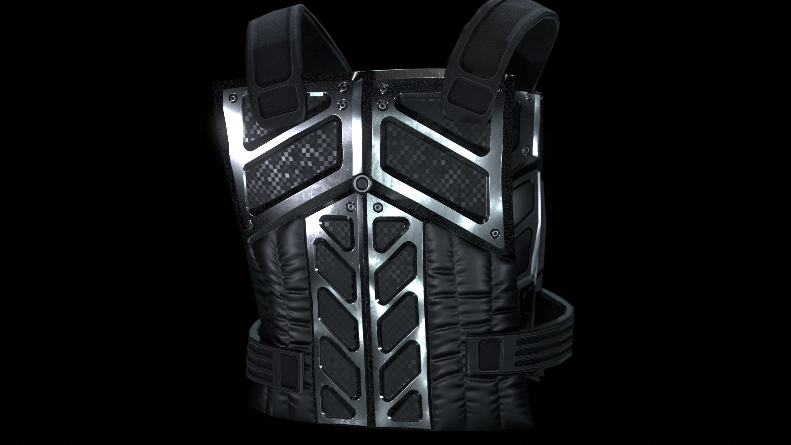 Black OPS Metal Chest Plate thumbnail 4