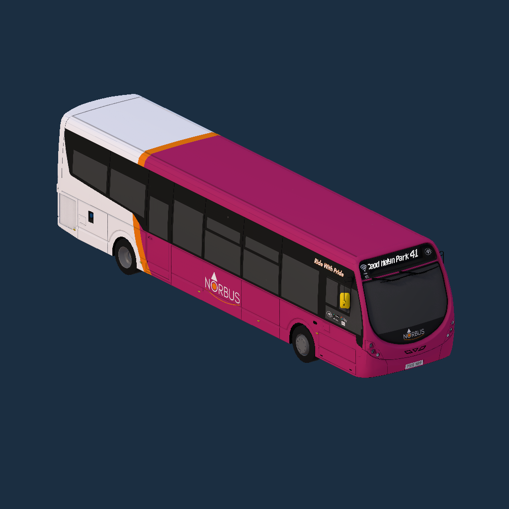 Wright Streetite MAX NorBus Corporate Livery