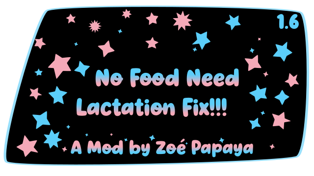 No-Food-Need Lactation Fix