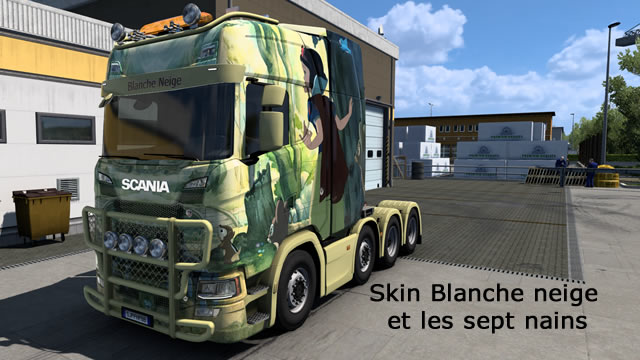 Skin Blanche Neige et les sept nains