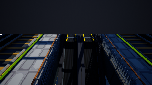 Metro / Subway Above Ground Station Escalator