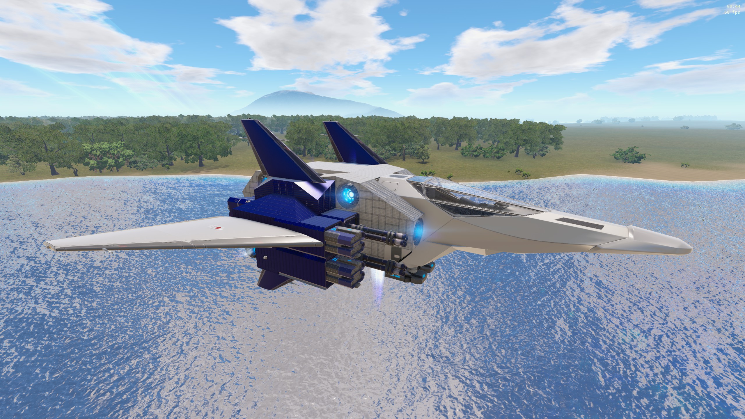 Starflux Blue 4 - Small scout-fighter