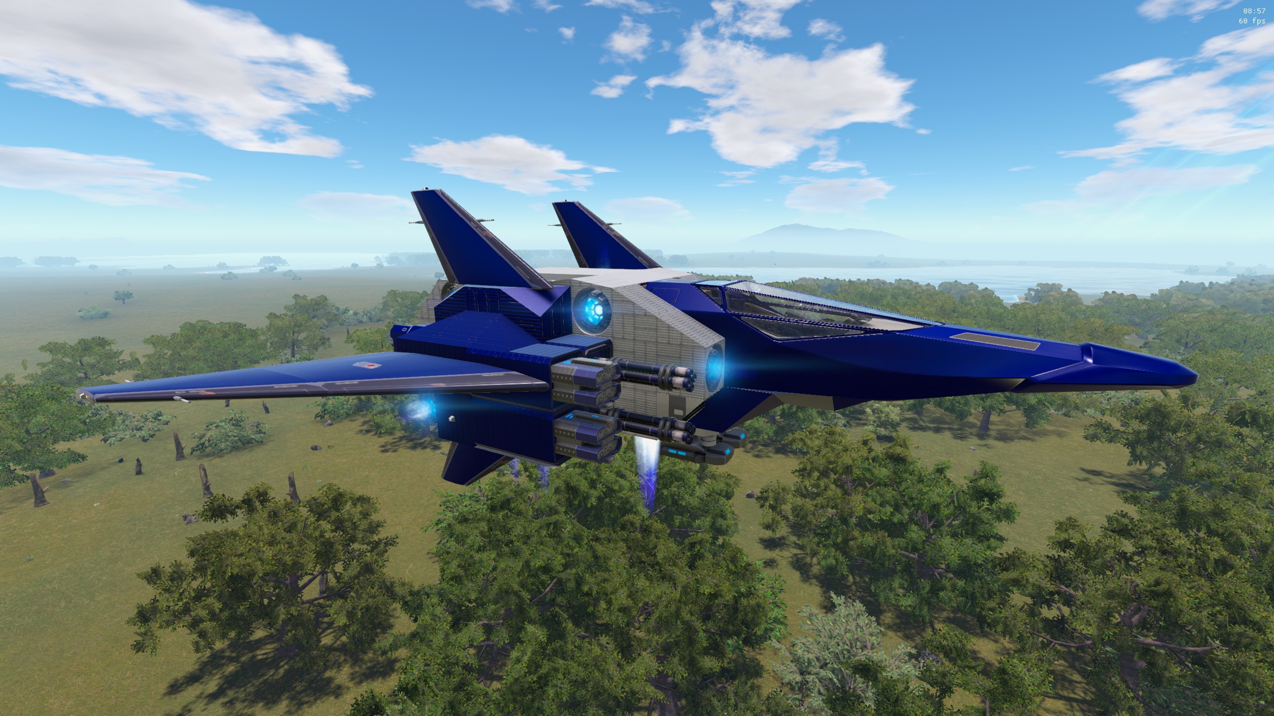 Starflux Blue 1 - Small scout-fighter