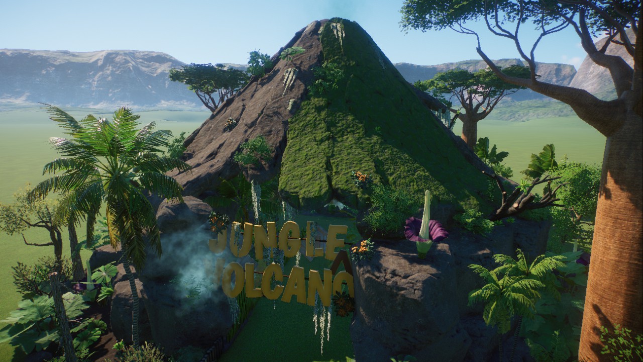 Jungle Volcano Exhibit