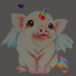 Sophie the Pegapigcorn Wall Cutout