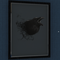 Framed Mystic Raven