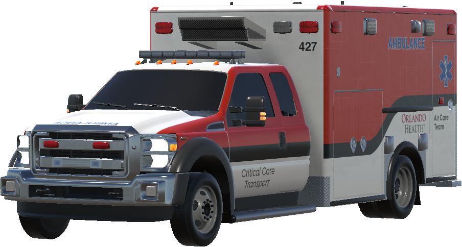 Orlando Health Air Care Team Ambulance