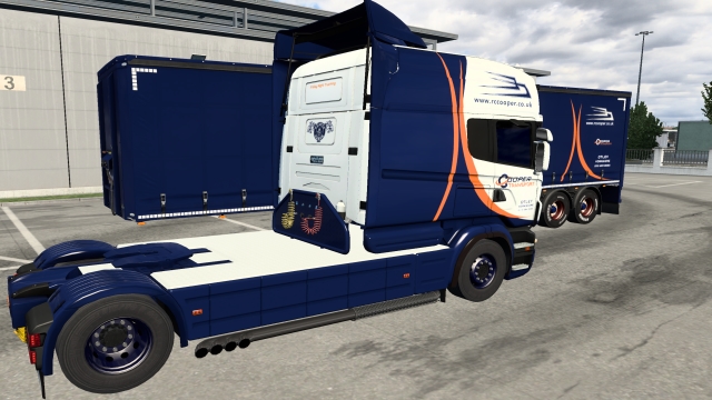 Cooper Transport RJL Scania & Trailer
