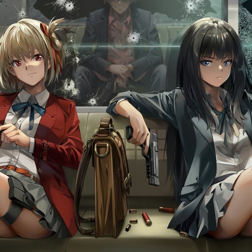 リコリス・リコイル　制作資料　錦木千束　井ノ上たきな リコリス・リコイル 制作資料 錦木千束 井ノ上たきな リコリス