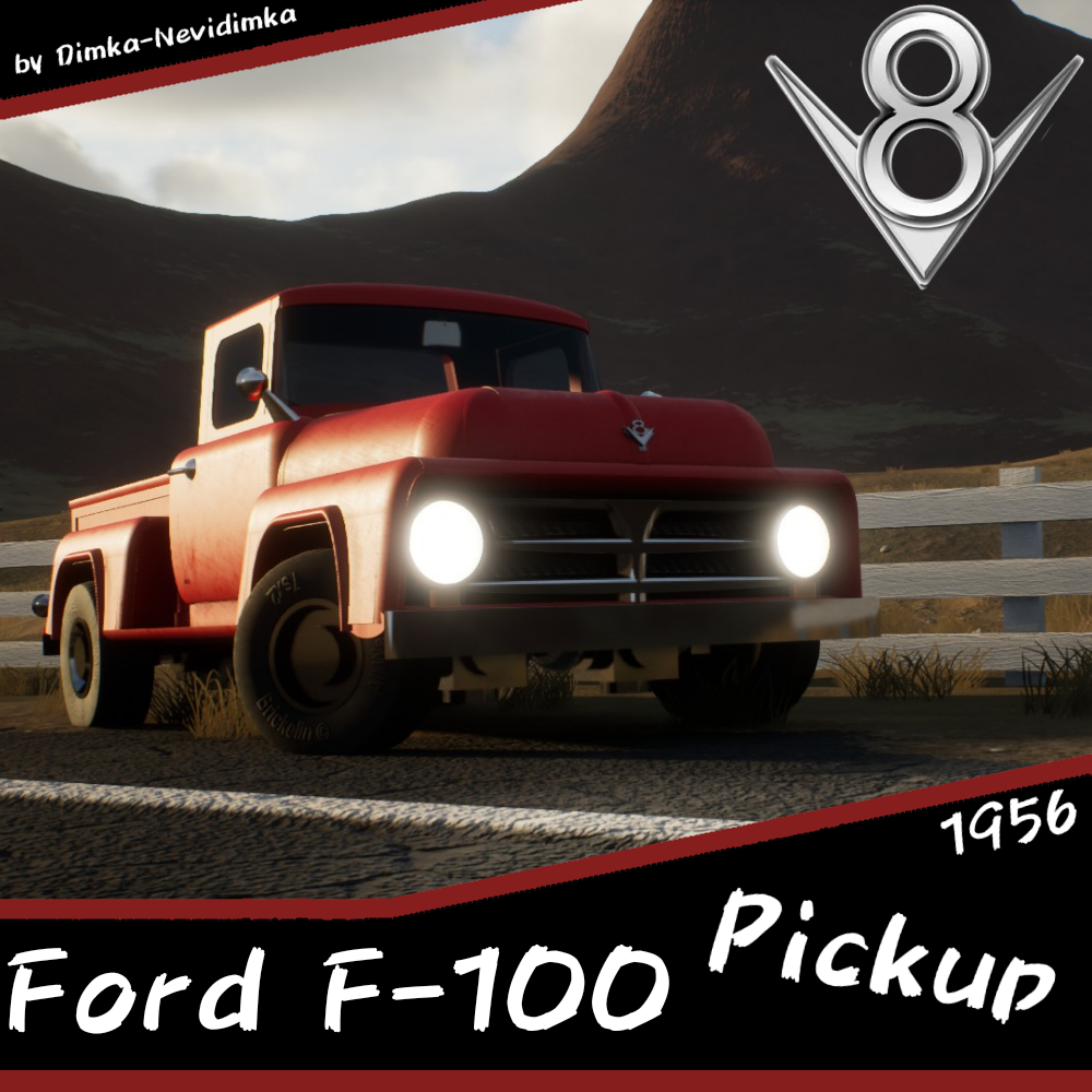 1956 Ford F-100 Pickup V8 Series-2