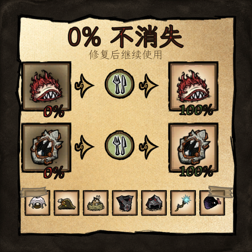 可修装备归零保留 | Keep Refillable Gear – Don't Starve Together Mod