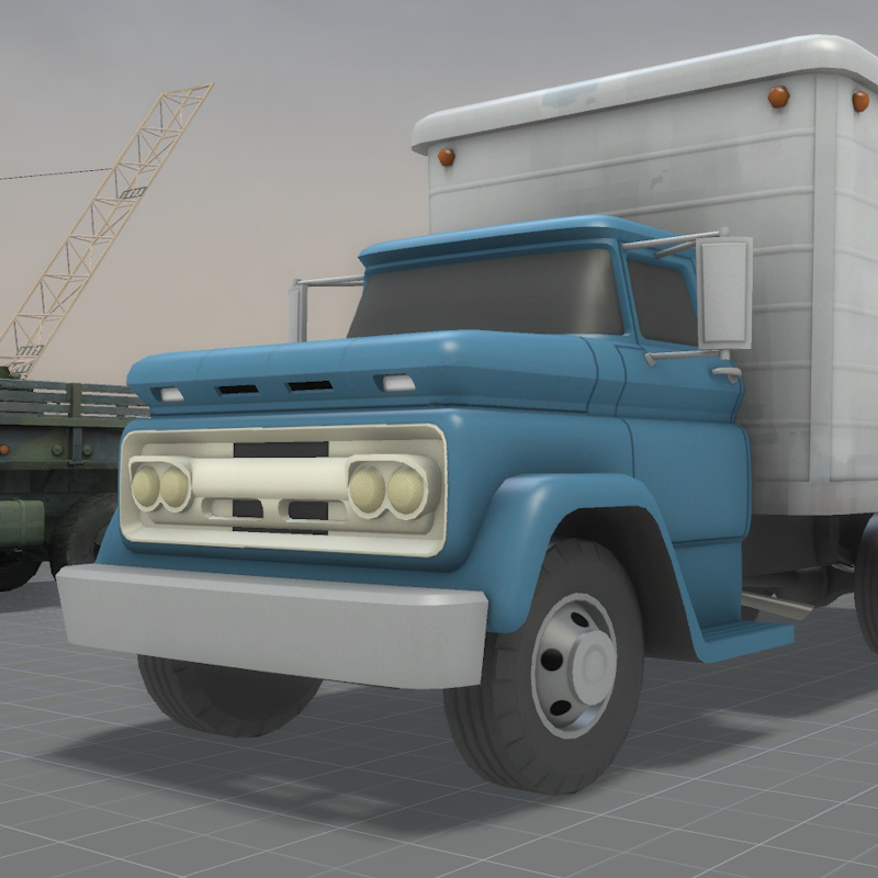 team fortress 2 styled airport catering truck
