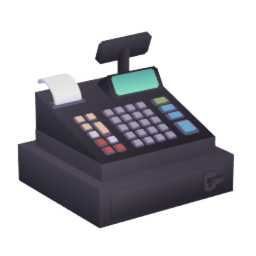 Modern Cash Register POS Casio Grocery Store Till