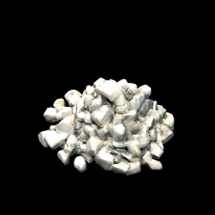Stone rubble pile 1