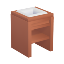 An Open Front Sink
