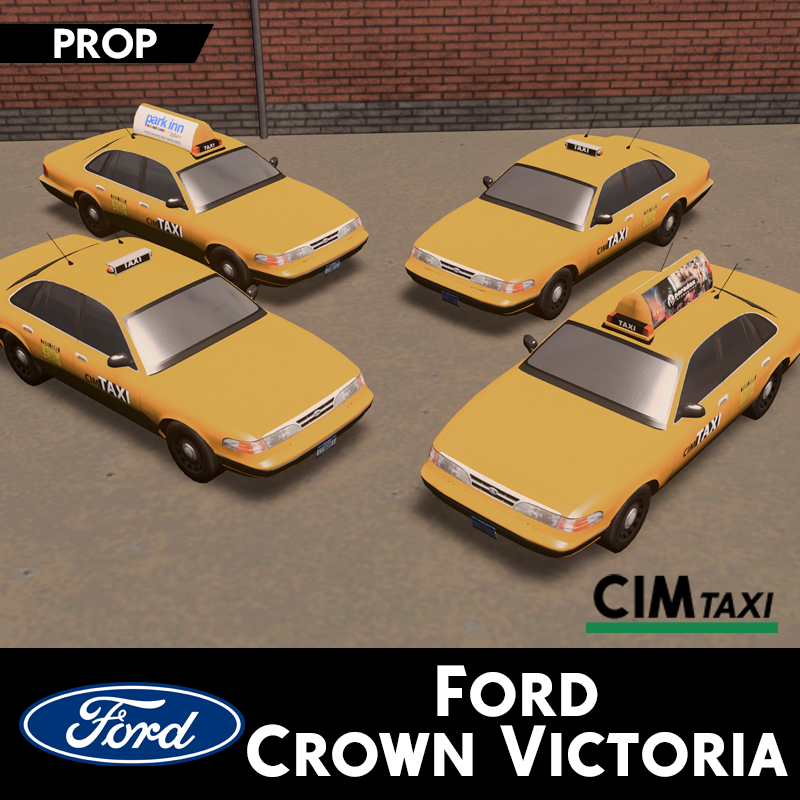 CimTaxi - 1996-97 Ford Crown Victoria (Prop)