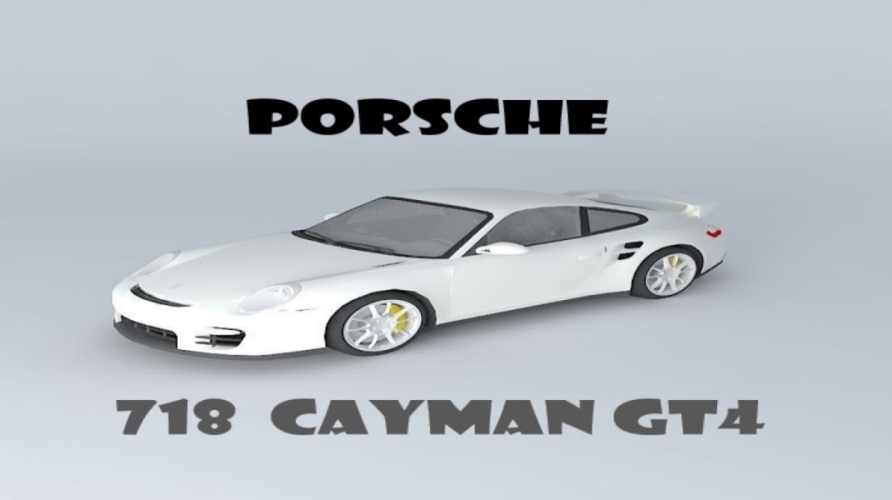 🛑Porsche 718 Cayman GT4 V1 [2018.4]-Free Use🛑 – Unturned Mod