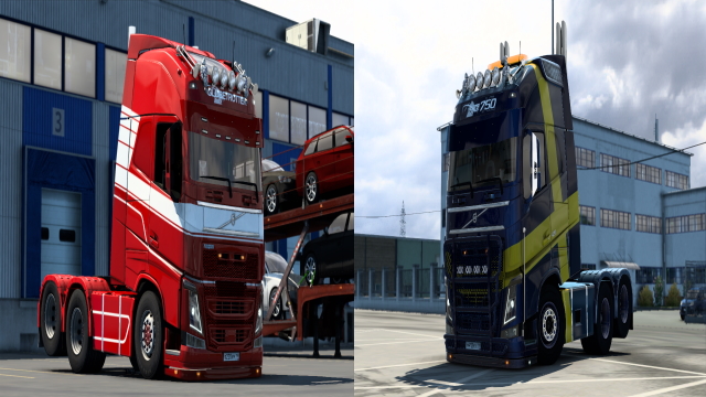 2 Edited VOLVO's for TMP (Multiplayer)