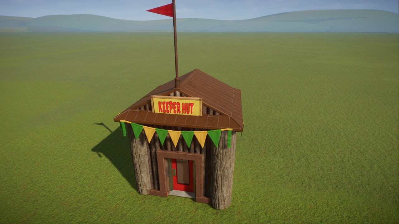 Logs and Flags Small Keeper