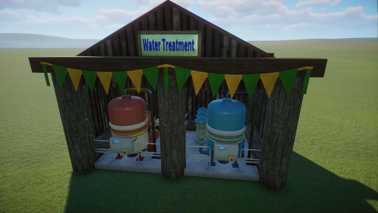 Logs and Flags Water Treatment
