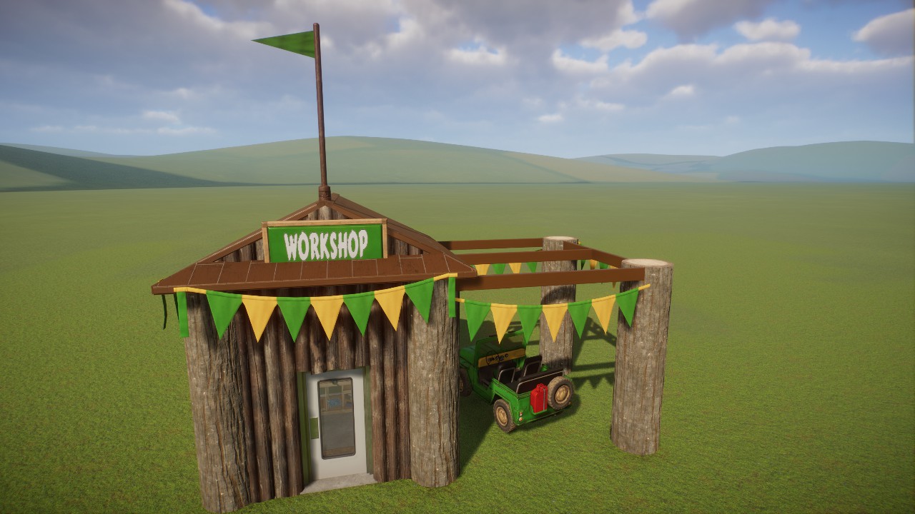 Logs and Flags Workshop with Jeep