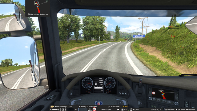 Adviser Bottom Bar small Left ETS2 HUD