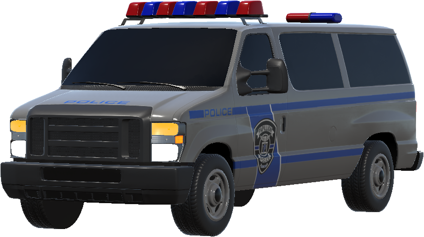 Papillion Nebraska Police Squad Van (Fictional)