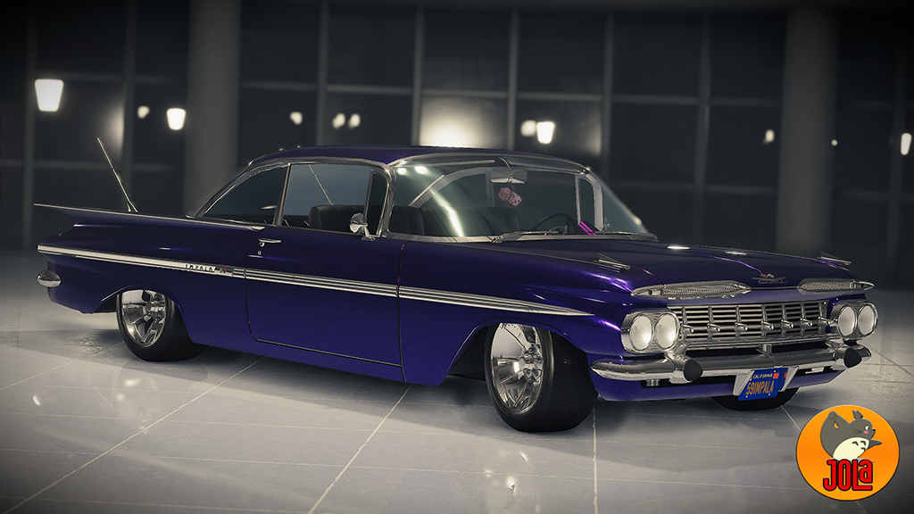 Livery  '59 Chevrolet Impala - Purple Flakes