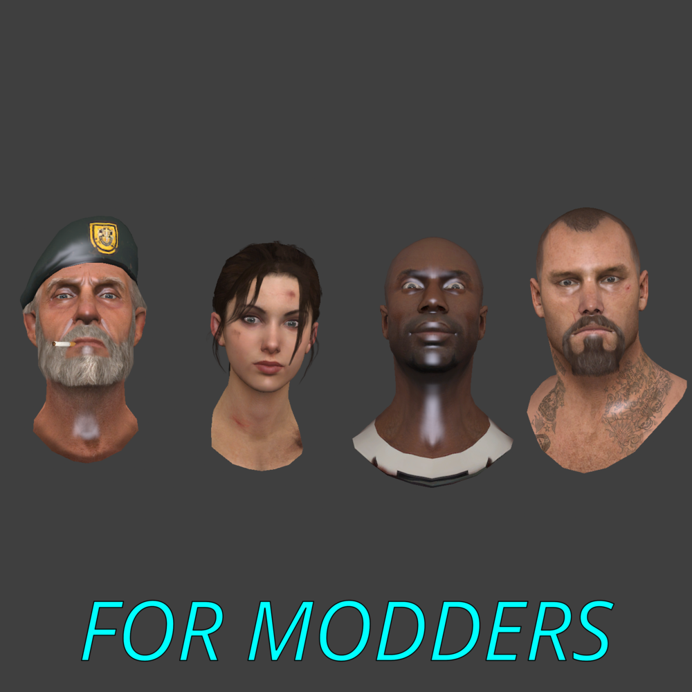 SURVIVOR HEADS [L4D1] FOR MODDERS