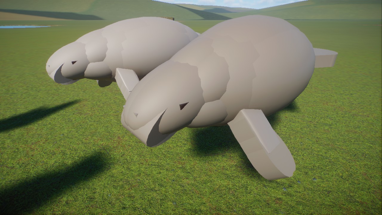 Posable: West Indian Manatee