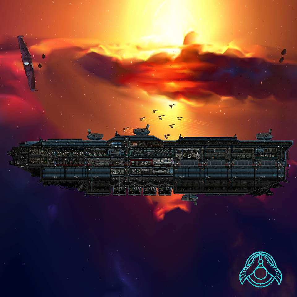 Hiigaran Destroyer from Homeworld – Barotrauma Mod