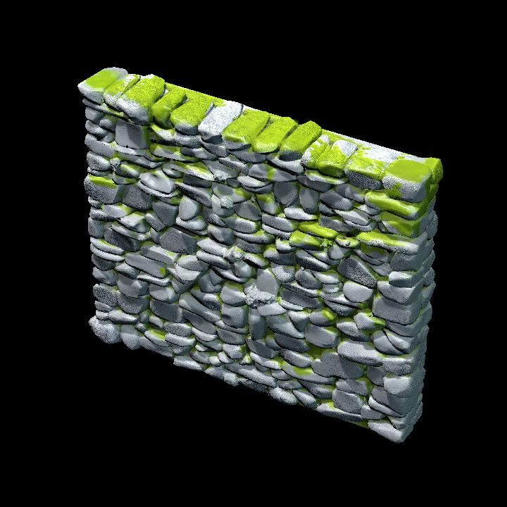 Stone Wall w/ Shelf