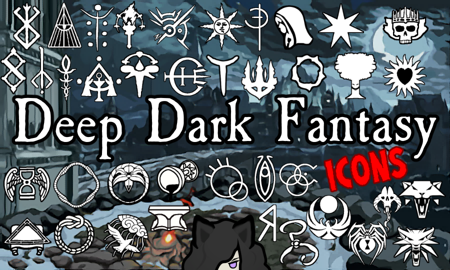 Howl's Deep Dark Fantasy Icons