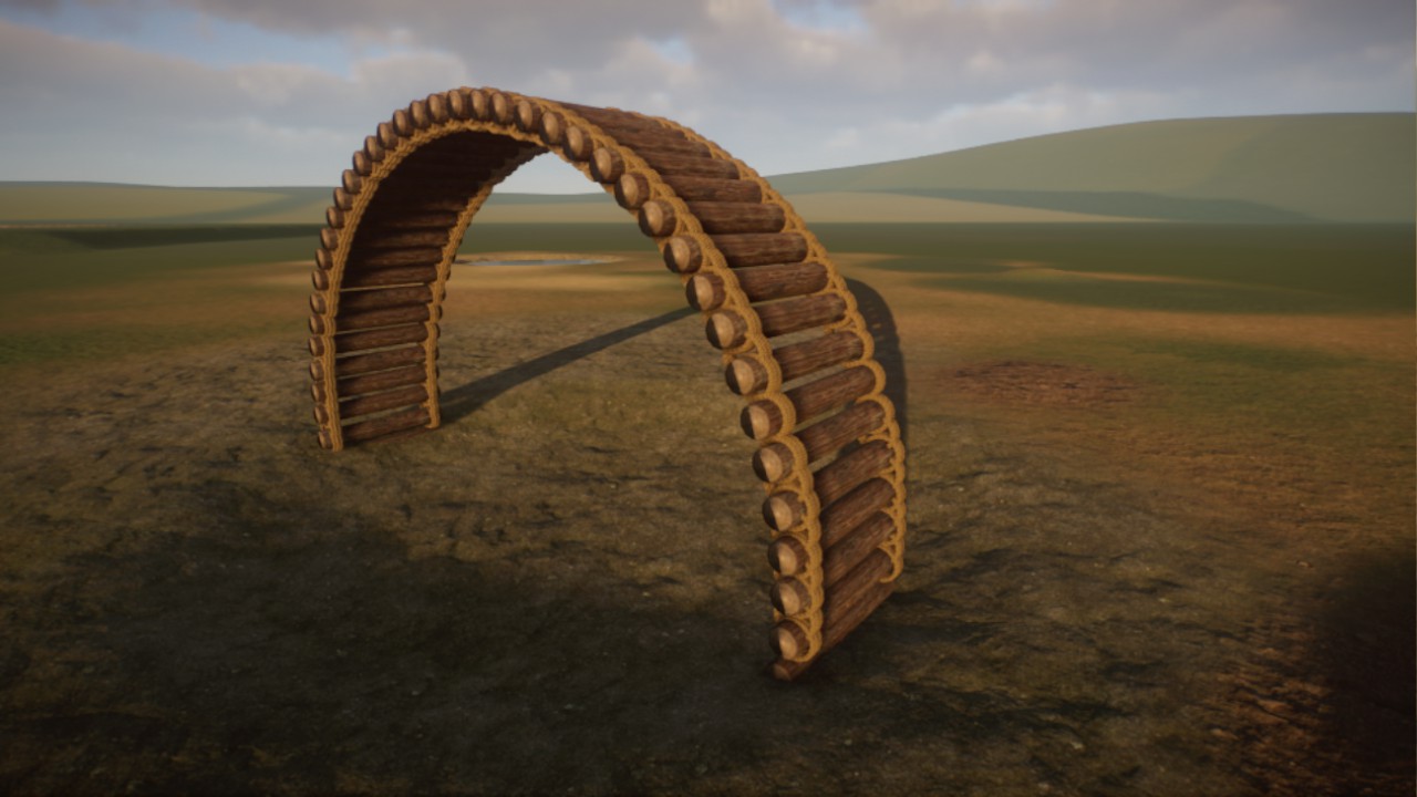 Climbable Archway for Monkeys