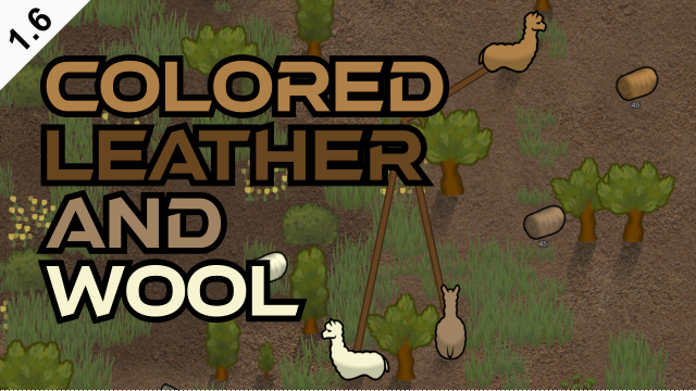 Colored Leather And Wool