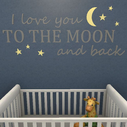 Wall Art (To The Moon Grey)