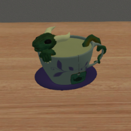 Tea Cup with baby Dragon