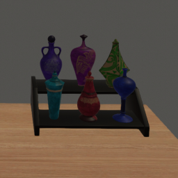 Potions on Black Shelf
