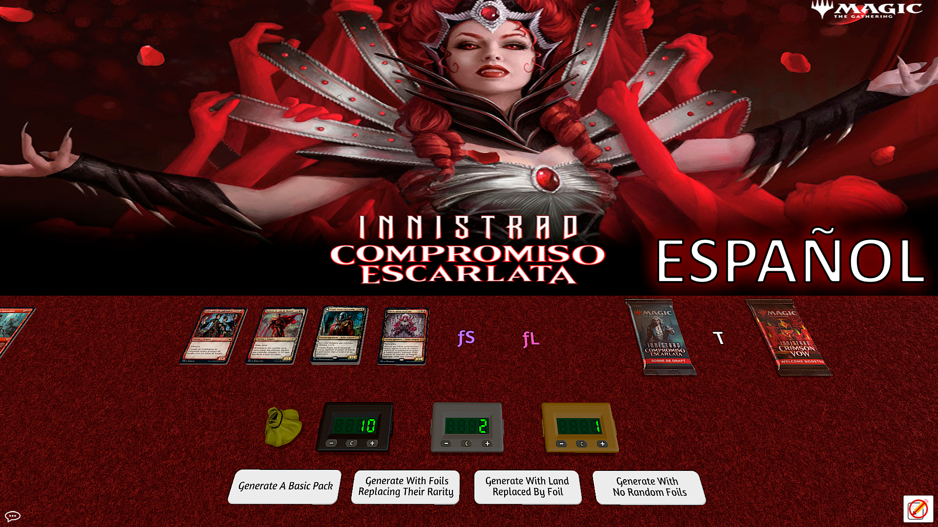 Innistrad: Compromiso Escarlata Draft Español (Crimson Vow) preview