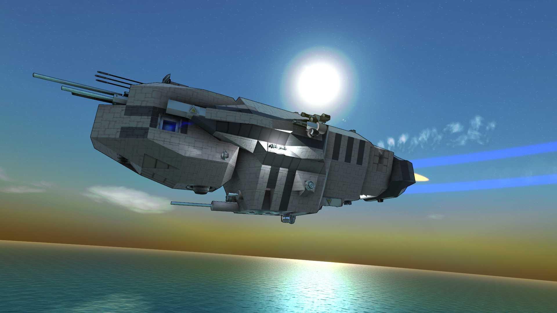 The EXPANSE U.N.N.  Mulan class Gunship.