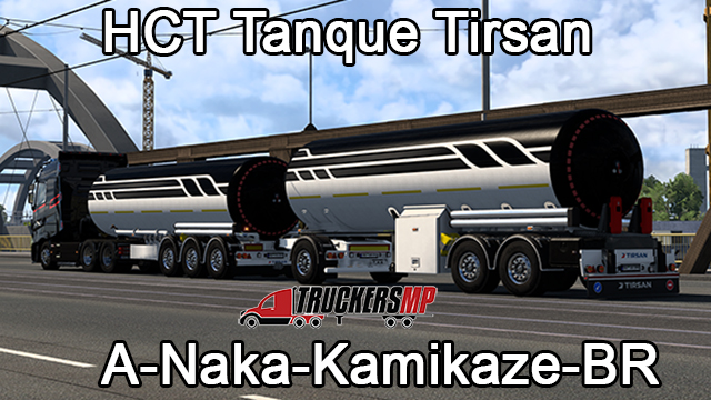 Reboque HCT  Tanque 2x1x2 TruckersMP TMP (A-Naka), Puxando até 51 Toneladas