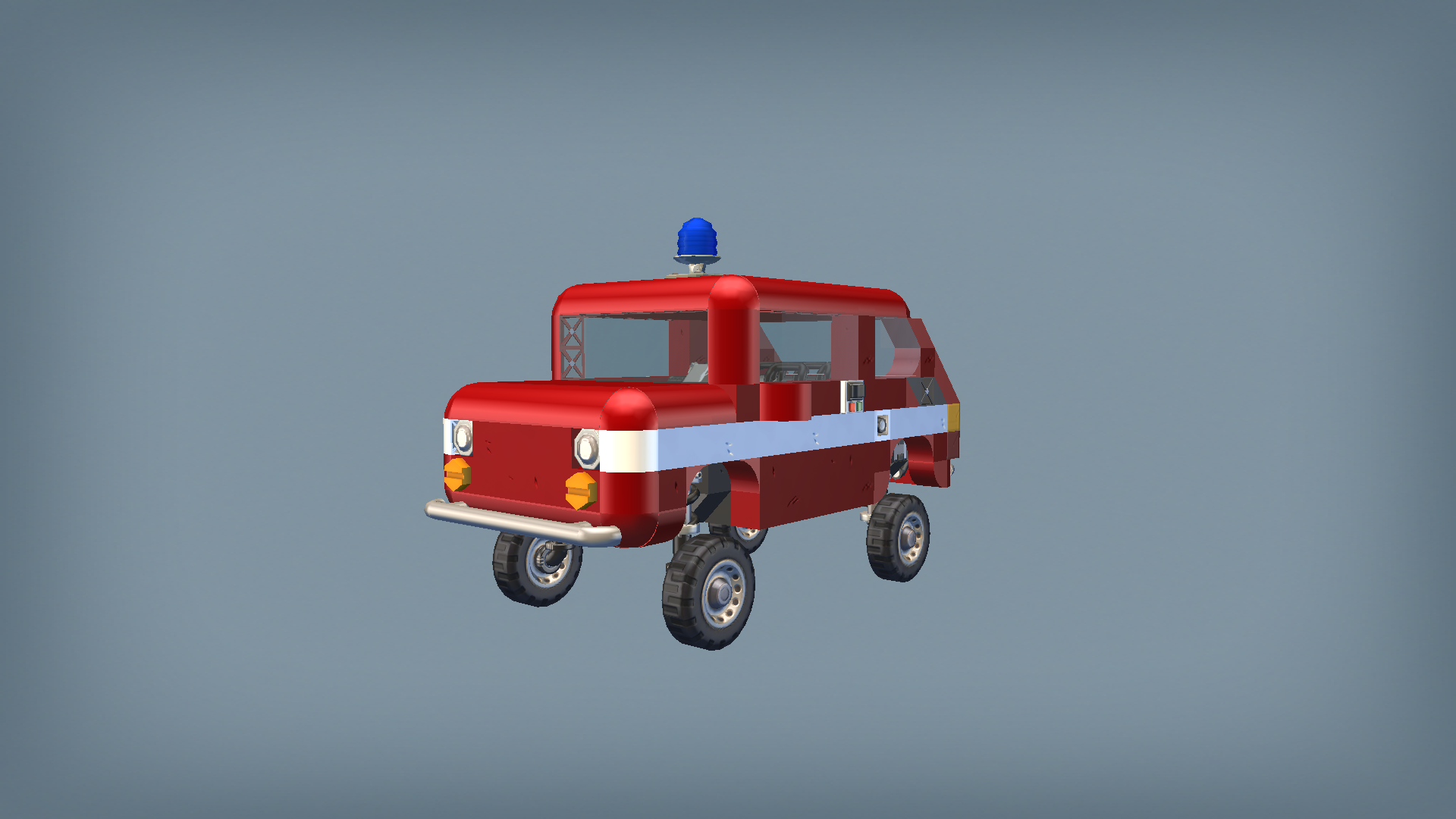 Polski Fiat 126p Straż Pożarna (1)
