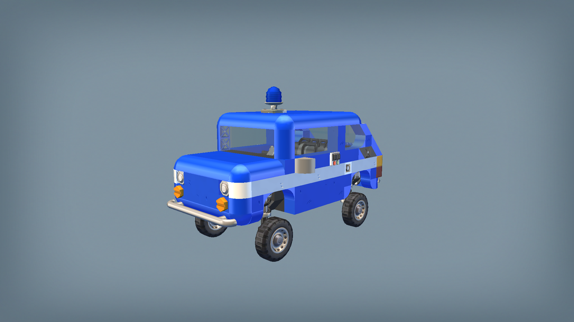 Polski Fiat 126p Milicja (1)