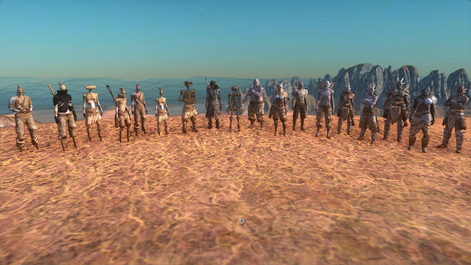 Unique NPC Beautiful Non-human races