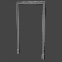 Door Paneling 2m x 2m White