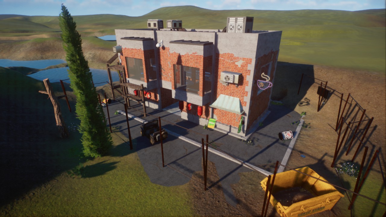 Post Apocalyptic Industrial Building
