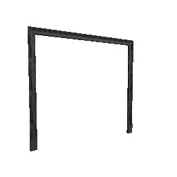 Door Paneling 2m x 2m Spruce Black
