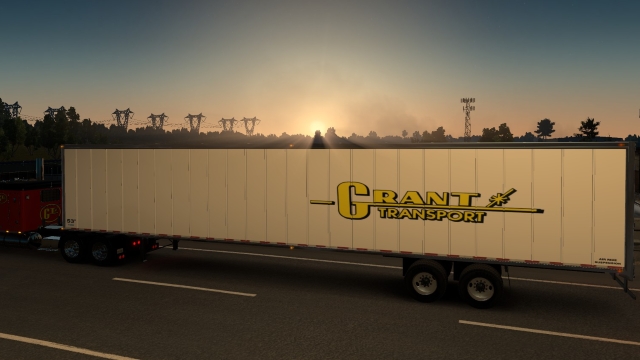 Standalone White Grant Transport Long Box