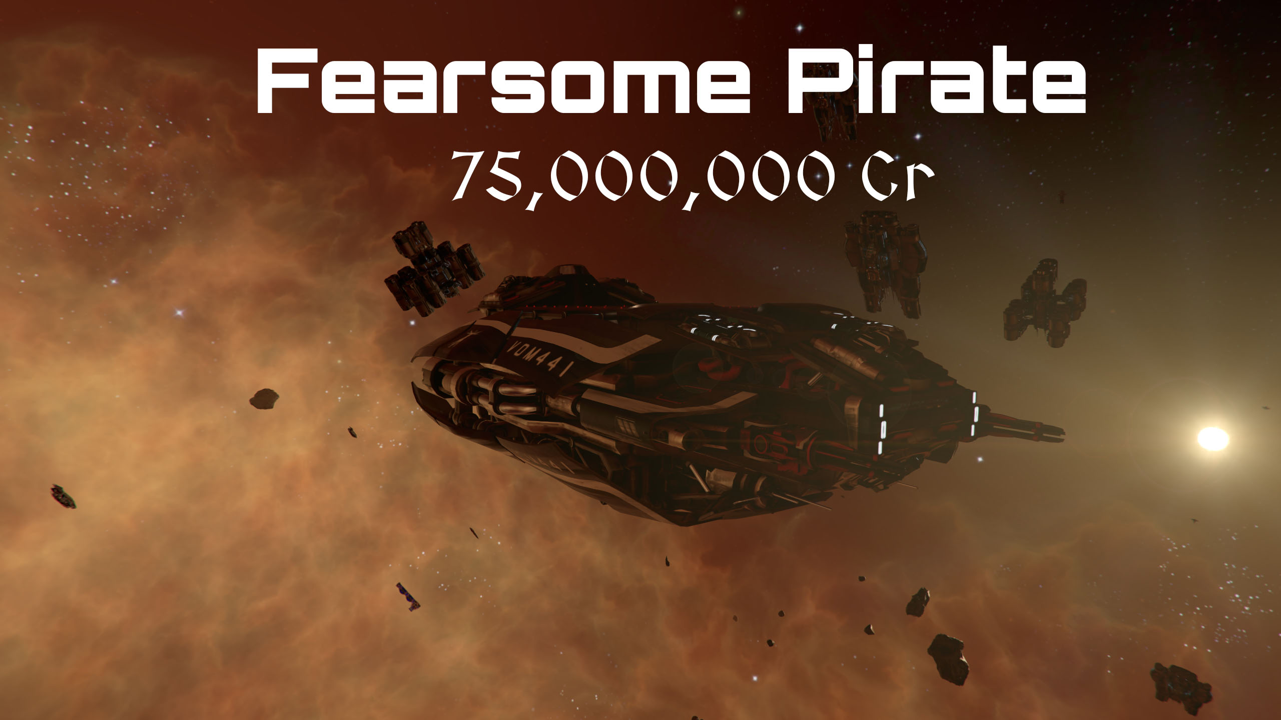 Fearsome Pirate 75,000,000