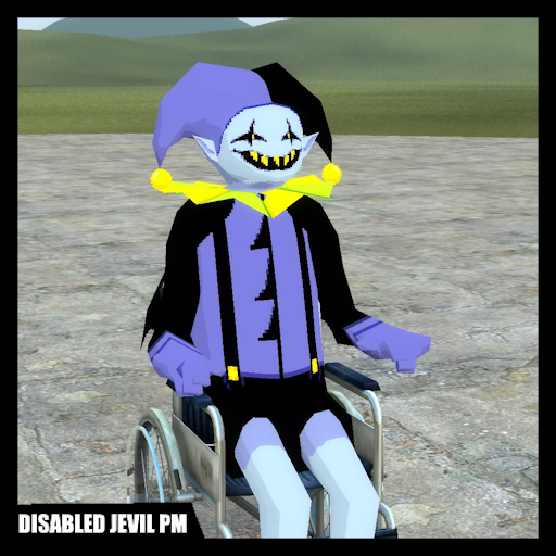 Wheelchair Jevil Playermodel